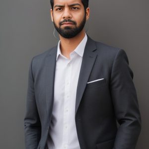 Men Black Super Slim Fit Check Casual Blazer