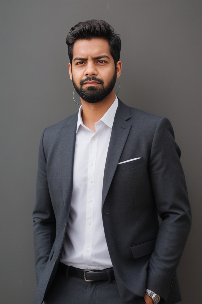 Men Black Super Slim Fit Check Casual Blazer